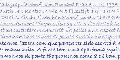ITC Bradley Hand Font Poster 5
